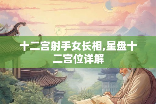 十二宫射手女长相,星盘十二宫位详解