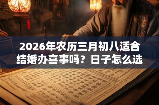 2026年农历三月初八适合结婚办喜事吗?日子怎么选择? 2026年农历三月初八适合结婚办喜事吗?日子怎么选择?