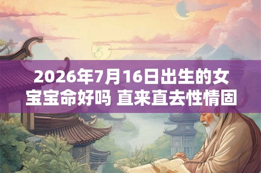 2026年7月16日出生的女宝宝命好吗 直来直去性情固执