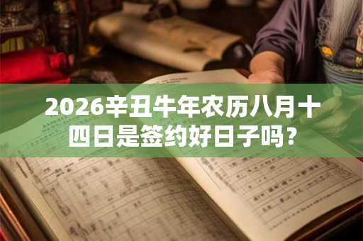 2026辛丑牛年农历八月十四日是签约好日子吗？