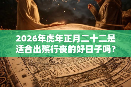 2026年虎年正月二十二是适合出殡行丧的好日子吗？