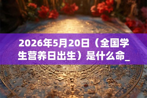 2026年5月20日（全国学生营养日出生）是什么命_命运如何