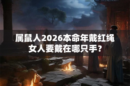 属鼠人2026本命年戴红绳女人要戴在哪只手？