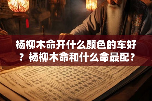 杨柳木命开什么颜色的车好?杨柳木命和什么命最配? 杨柳木命开什么颜色的车好?杨柳木命和什么命最配?