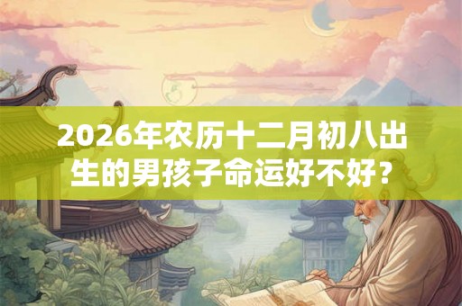 2026年农历十二月初八出生的男孩子命运好不好? 2026年农历十二月初八出生的男孩子命运好不好?