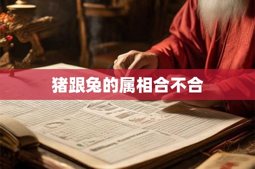 猪跟兔的属相合不合