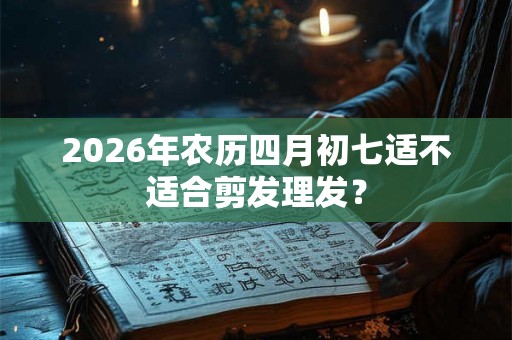 2026年农历四月初七适不适合剪发理发？