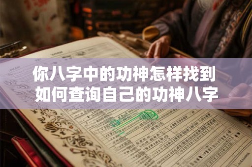 你八字中的功神怎样找到 如何查询自己的功神八字 你八字中的功神怎样找到 如何查询自己的功神八字