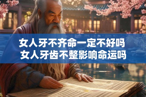 女人牙不齐命一定不好吗 女人牙齿不整影响命运吗