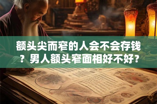 额头尖而窄的人会不会存钱？男人额头窄面相好不好？