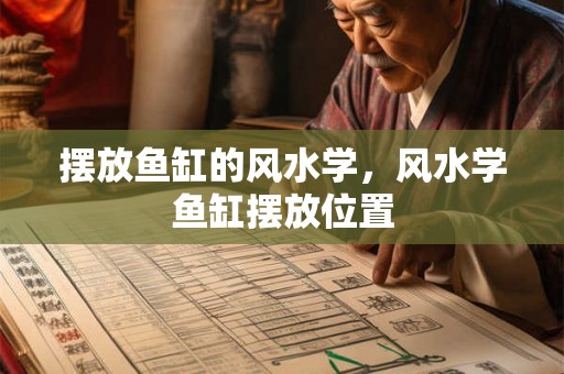 摆放鱼缸的风水学,风水学鱼缸摆放位置 摆放鱼缸的风水学,风水学鱼缸摆放位置