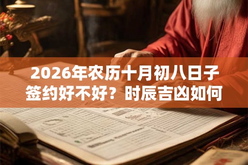 2026年农历十月初八日子签约好不好?时辰吉凶如何? 2026年农历十月初八日子签约好不好?时辰吉凶如何?