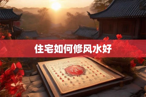 住宅如何修风水好