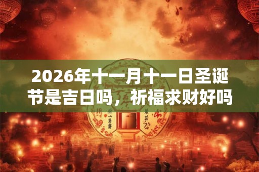 2026年十一月十一日圣诞节是吉日吗，祈福求财好吗？