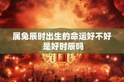 属兔辰时出生的命运好不好 是好时辰吗 属兔辰时出生的命运好不好 是好时辰吗