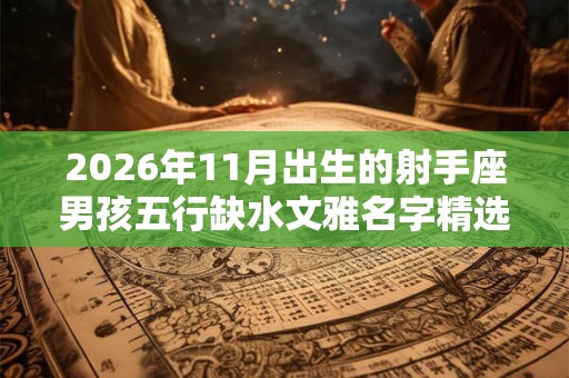 2026年11月出生的射手座男孩五行缺水文雅名字精选