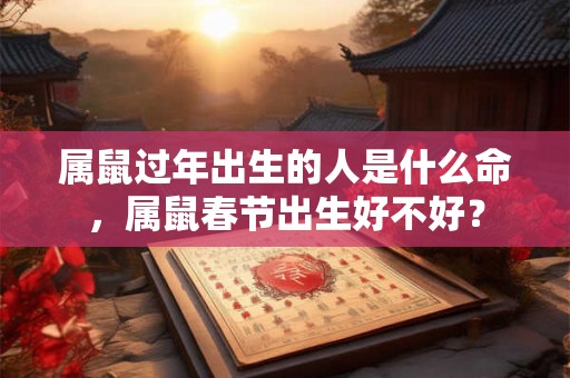 属鼠过年出生的人是什么命，属鼠春节出生好不好？