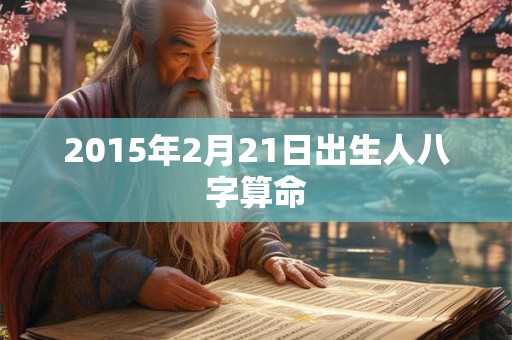 2015年2月21日出生人八字算命