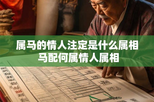属马的情人注定是什么属相 马配何属情人属相
