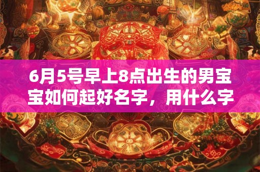 6月5号早上8点出生的男宝宝如何起好名字，用什么字好