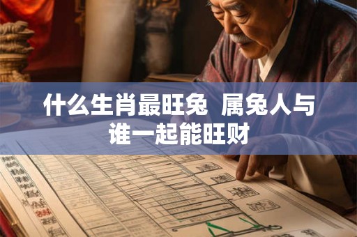什么生肖最旺兔  属兔人与谁一起能旺财