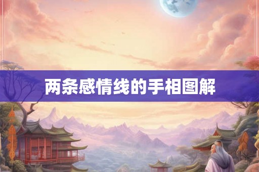 两条感情线的手相图解