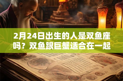 2月24日出生的人是双鱼座吗？双鱼跟巨蟹适合在一起吗？