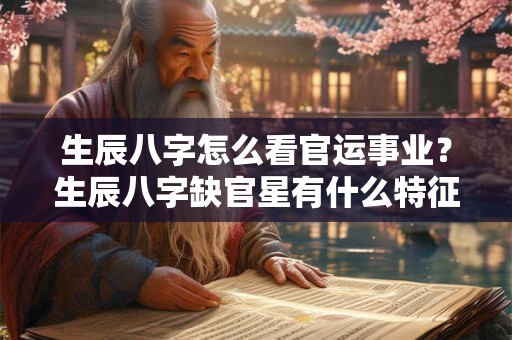生辰八字怎么看官运事业？生辰八字缺官星有什么特征？