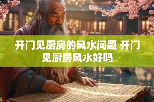 开门见厨房的风水问题 开门见厨房风水好吗