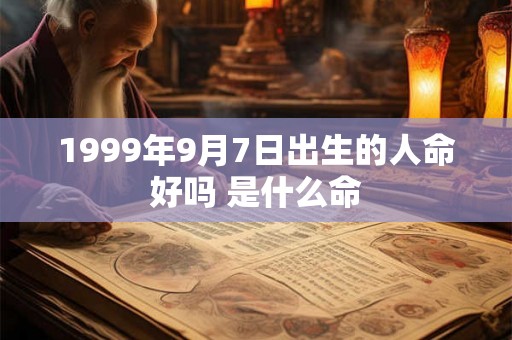 1999年9月7日出生的人命好吗 是什么命 1999年9月7日出生的人命好吗 是什么命