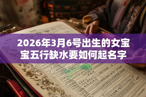 2026年3月6号出生的女宝宝五行缺水要如何起名字