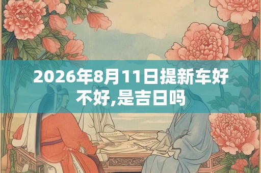 2026年8月11日提新车好不好,是吉日吗