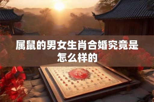 属鼠的男女生肖合婚究竟是怎么样的