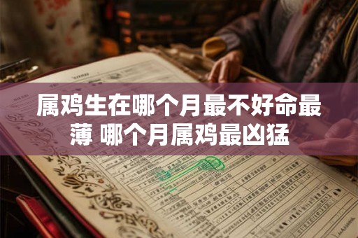 属鸡生在哪个月最不好命最薄 哪个月属鸡最凶猛