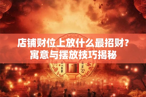 店铺财位上放什么最招财？寓意与摆放技巧揭秘
