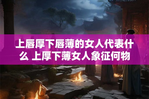 上唇厚下唇薄的女人代表什么 上厚下薄女人象征何物