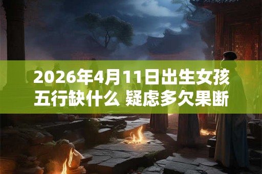2026年4月11日出生女孩五行缺什么 疑虑多欠果断