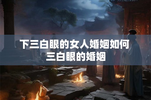 下三白眼的女人婚姻如何 三白眼的婚姻