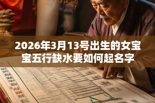 2026年3月13号出生的女宝宝五行缺水要如何起名字 2026年3月13号出生的女宝宝五行缺水要如何起名字