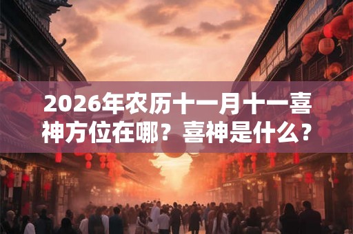 2026年农历十一月十一喜神方位在哪？喜神是什么？