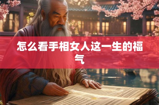 怎么看手相女人这一生的福气 怎么看手相女人这一生的福气