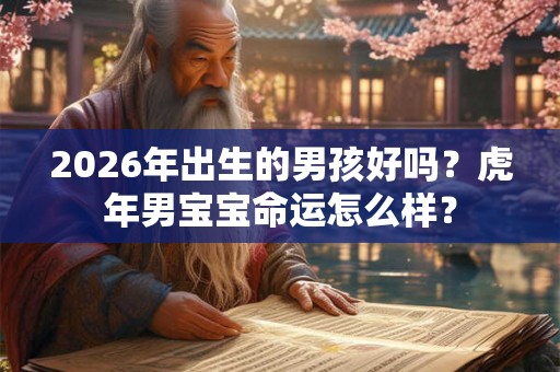 2026年出生的男孩好吗？虎年男宝宝命运怎么样？