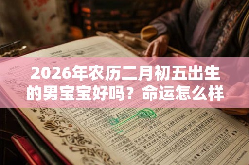 2026年农历二月初五出生的男宝宝好吗?命运怎么样? 2026年农历二月初五出生的男宝宝好吗?命运怎么样?