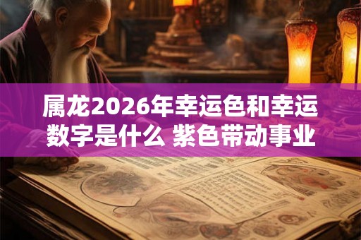 属龙2026年幸运色和幸运数字是什么 紫色带动事业幸运数字缓解太岁
