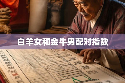 白羊女和金牛男配对指数