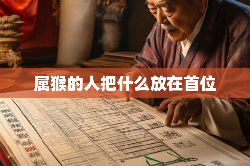 属猴的人把什么放在首位