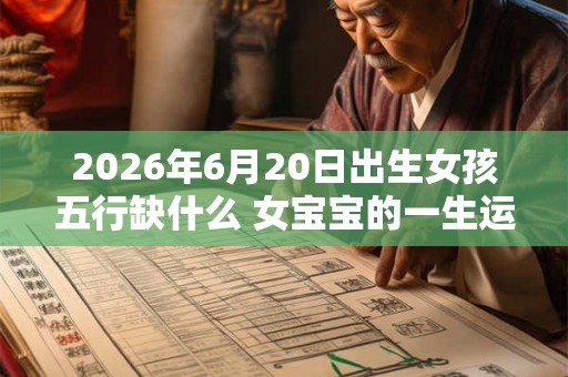 2026年6月20日出生女孩五行缺什么 女宝宝的一生运程 2026年6月20日出生女孩五行缺什么 女宝宝的一生运程