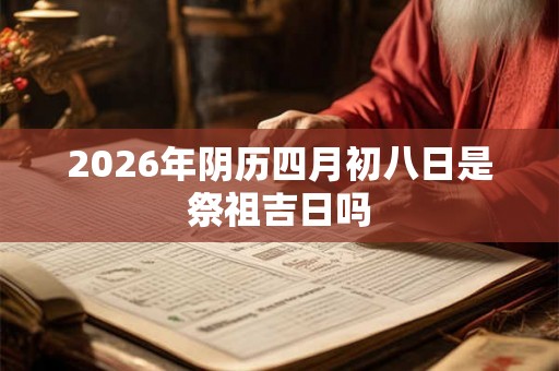 2026年阴历四月初八日是祭祖吉日吗 2026年阴历四月初八日是祭祖吉日吗