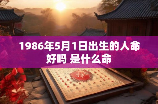 1986年5月1日出生的人命好吗 是什么命