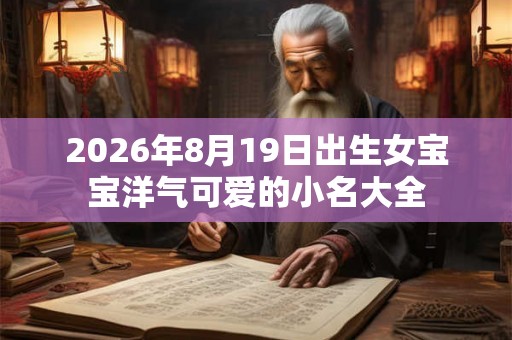 2026年8月19日出生女宝宝洋气可爱的小名大全 2026年8月19日出生女宝宝洋气可爱的小名大全
